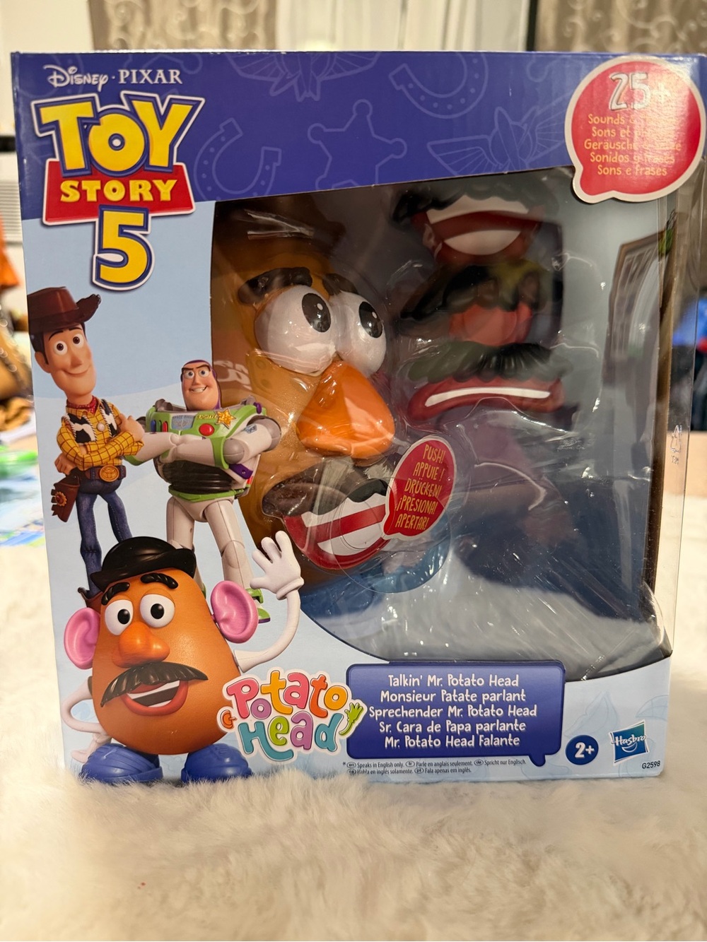 Hasbro Toy Story 5 Talkin' Mr. Potato Head - Orange, Black, White, Pink